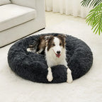 Long Plush Pet Sleeping Basket