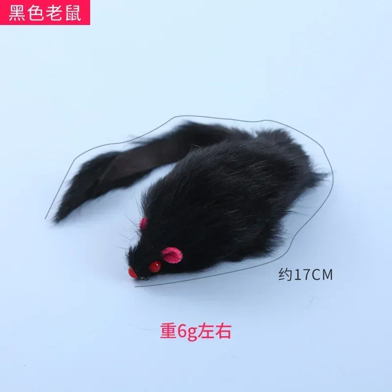 Plush Simulation Mouse Interactive Cat Toy