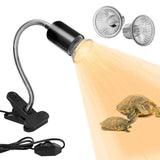 Dimmable 50W UVA/UVB Reptile Heat Lamp — Simulated Sunlight for Turtles & Bearded Dragons