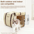 Breathable Mesh Dog Purse Carrier (Polyester Tote, Adjustable Strap, Portable)