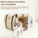 Breathable Mesh Dog Purse Carrier (Polyester Tote, Adjustable Strap, Portable)