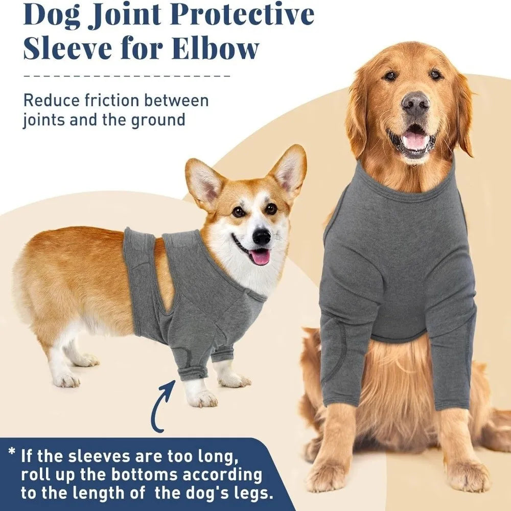 Dog Elbow Leg Sleeve Long (Anti-Lick, High Elasticity, S to 3XL)