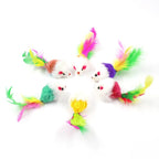 Plush Long-Tail Mouse Cat Toy