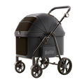 Bello Premium Foldable 4-Wheel Pet Stroller for Large Dogs — New Design Travel Carrier