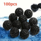 Aquarium Bio Balls Filter Media (50–100pcs, Wet/Dry Biochemical Balls)