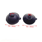 Aquarium Suction Cup Holders (10-Pack, Black, Glass Tank Clips)