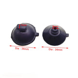 Aquarium Suction Cup Holders (10-Pack, Black, Glass Tank Clips)