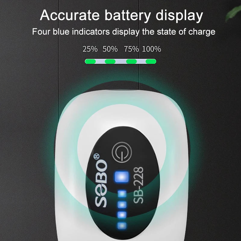 SOBO USB Rechargeable Aquarium Air Pump 600–4800mAh