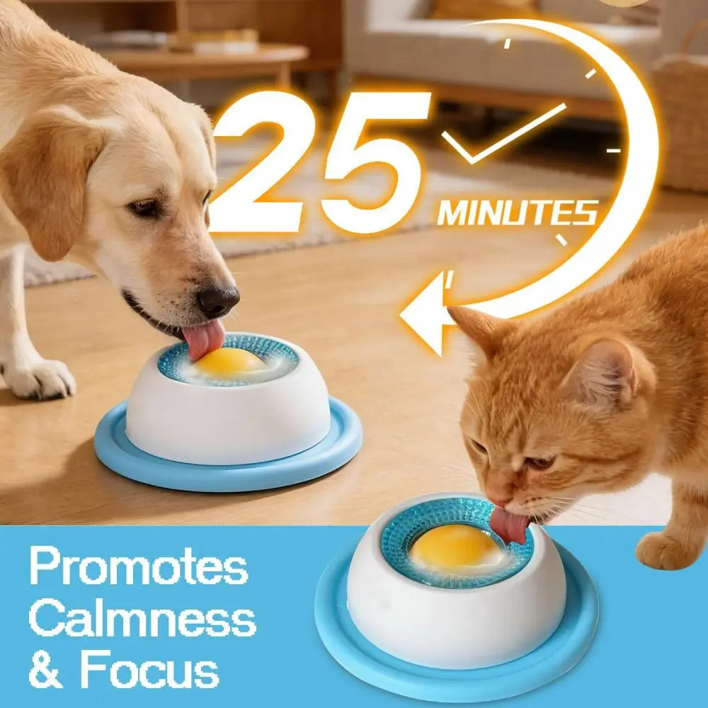 Yogurt Lick Mat for Dogs & Cats — Slow-Licking Calming Snack Plate