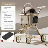 2026 New Separable Pet Transport Trolley, Portable One Click Recycling Carrier, Universal Lightweight Travel Transport Tool