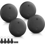 4-Pack Bluetooth Trackers for iOS with Sound Key Finder & Smart Item Locator