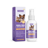 Waterproof Flea & Tick Repellent Spray — Natural Formula for Dogs & Cats