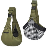 Double-Sided Dog Sling Carrier (Hands-Free, Adjustable Strap)