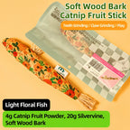 Cork Fish-Shaped Cat Bite Toy — Teeth Grinding & Claw Relief Interactive Play Toy