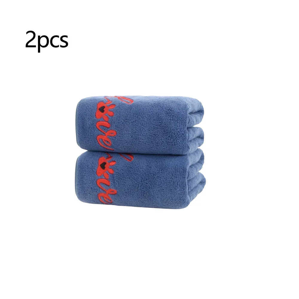 Quick-Drying Pet Bath Towels — Soft Fiber Multi-Packs for Dogs & Cats