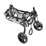 Dog Wheelchair Cart Lightweight Doggy Wheelchair Breathable Mesh Fabric Easy Assembly for Medium To Small Breeds for Back Legs