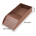 Turtle Bathing Pool & Feeding Dish — Easy-Clean Water Bowl for Box Turtles & Frogs