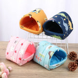 Cozy Small Pet Sleeping Bed — Warm Flannel Nest for Hamsters & Rabbits