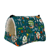 Cozy Small Pet Hideout Bed — Soft Cotton Hammock for Hamsters & Guinea Pigs