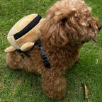 Turtle-Shaped Dog Snack Backpack (Cartoon, Large Capacity, Adjustable)