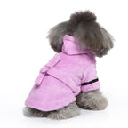 Hooded Dog Bathrobe Pajama — Quick-Drying, Adjustable, S–XL