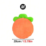 Carrot-Shaped Pet Mat — Soft Sleeping Bed for Small Animals