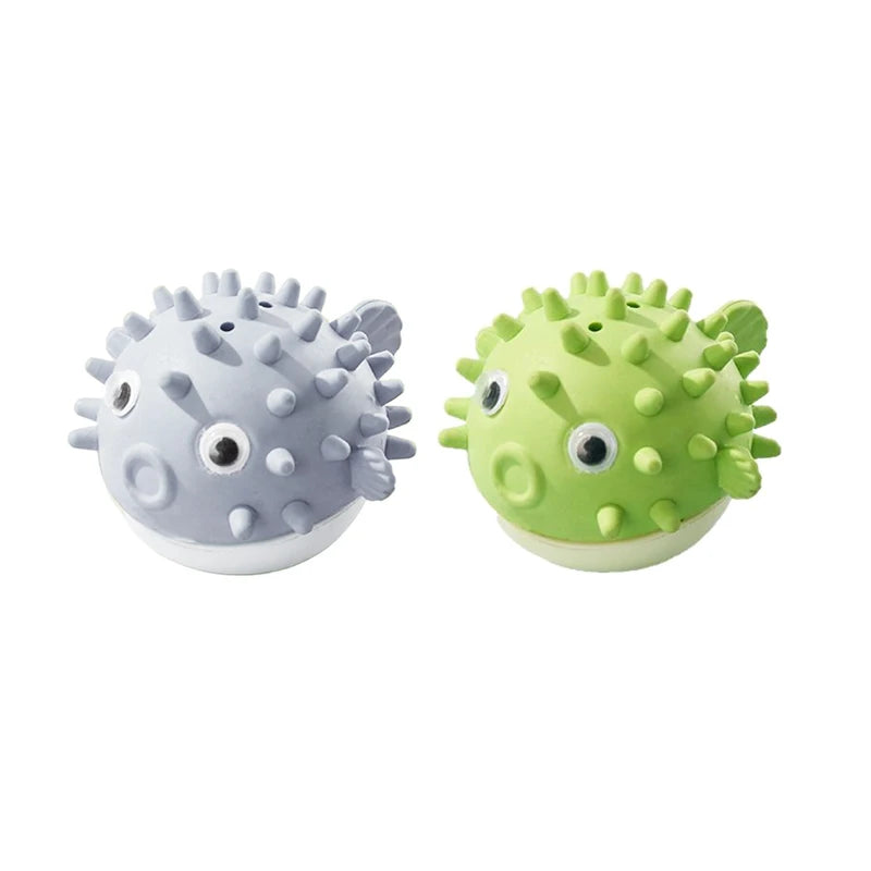 Catnip Pufferfish Ball Toys with Dust Cover — 2-Pack Teeth Grinder