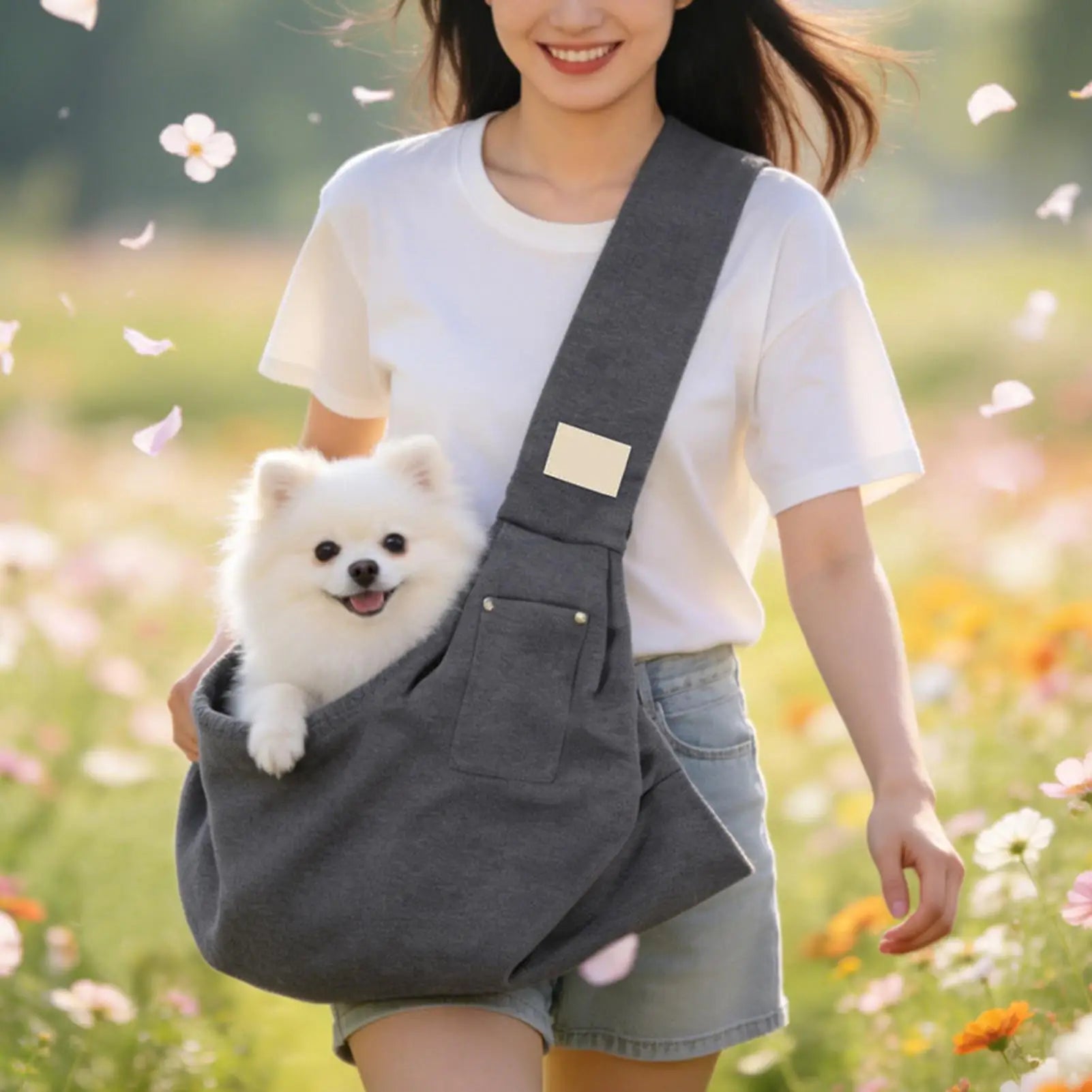 Portable Wrap Pet Carrier Bag (Breathable, Lightweight, Travel)