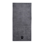 Microfiber Dog & Cat Bath Towel — Embroidered, Super-Absorbent, Two Sizes