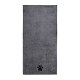 Microfiber Dog & Cat Bath Towel — Embroidered, Super-Absorbent, Two Sizes