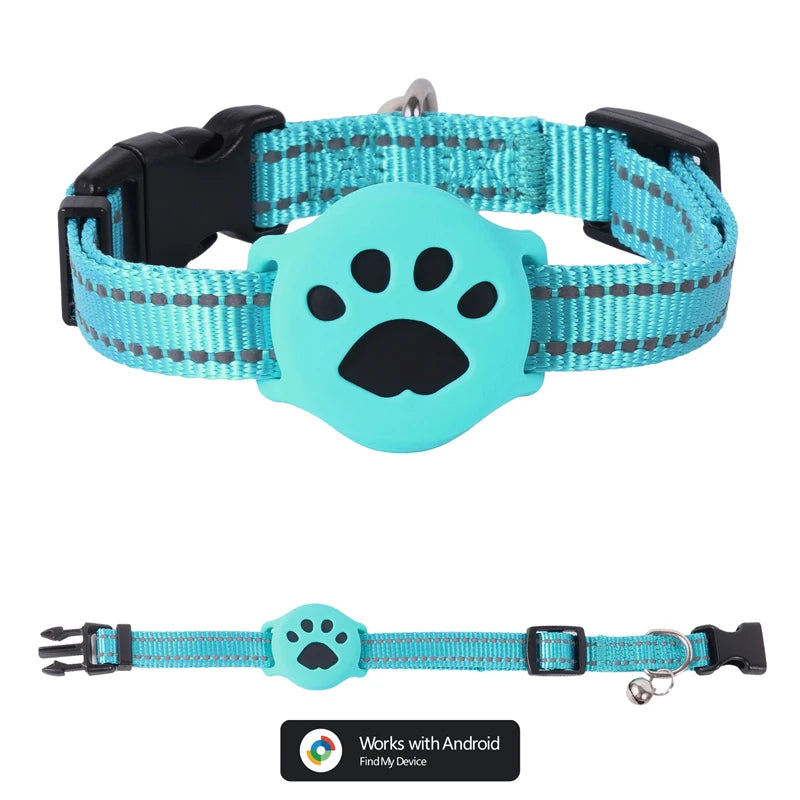 IP67 Waterproof GPS Animal Tracker Collar for Cats & Dogs (iOS & Android)