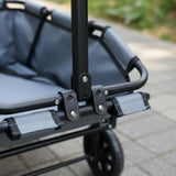 Folding Travel Cart Pet Moving Carrier Foldable Dog Trolley Stroller for Small Dogs Cats Travel and Shopping