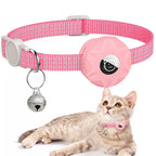AirTag Collar Silicone Sleeve — Reflective Tracker Holder with Bell