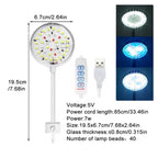 USB LED Aquarium Clip Lamp (5V, 5W/7W, Flexible Neck, Fish Tank Light)
