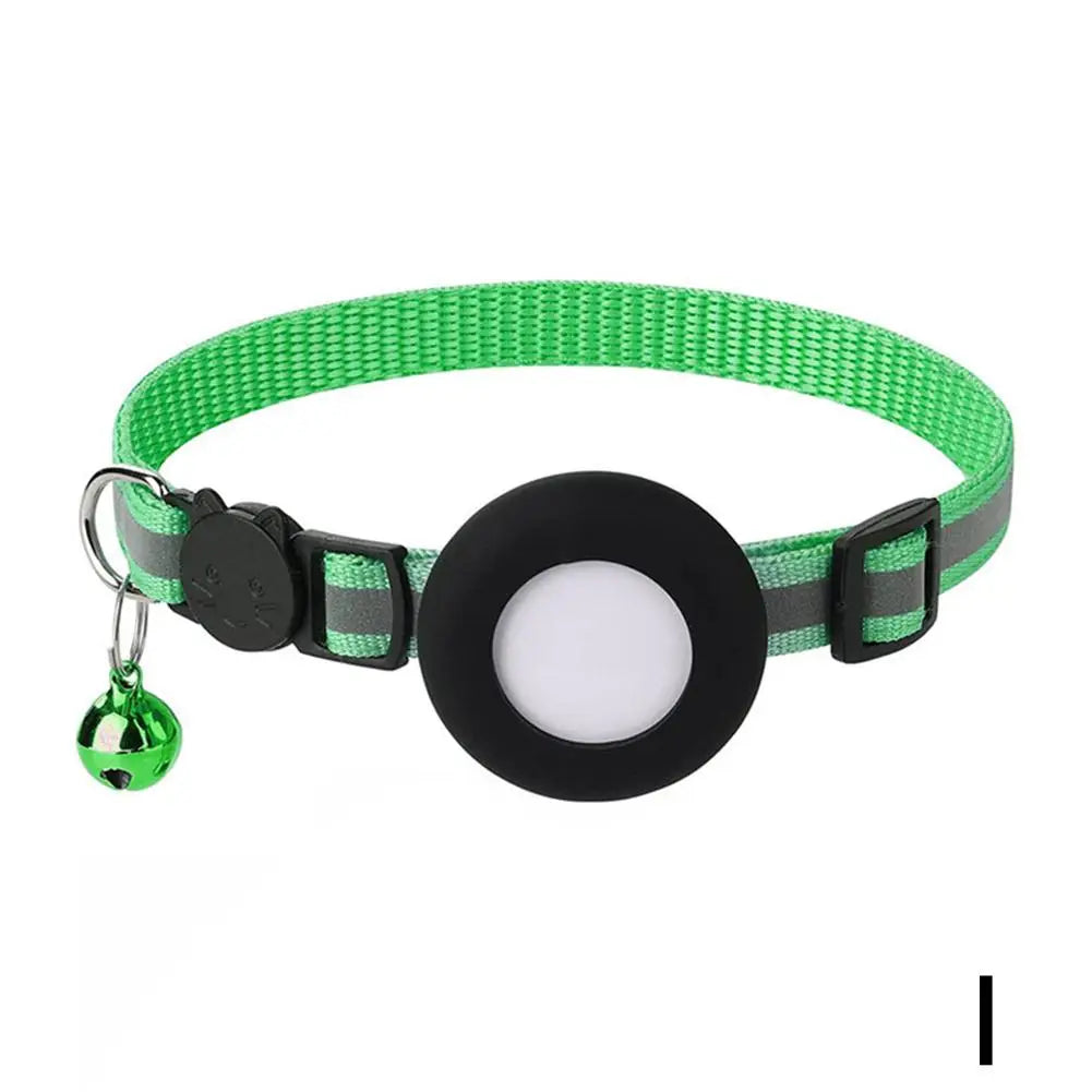Reflective Breakaway Cat Collar with Bell — Safety-Release Design
