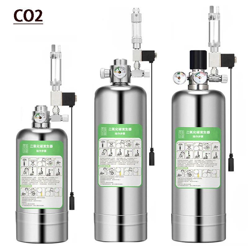 DIY Stainless Steel Aquarium CO2 Generator System Kit