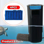 Replacement Filter Cartridges for Reptile & Turtle Tanks (4-Pack)