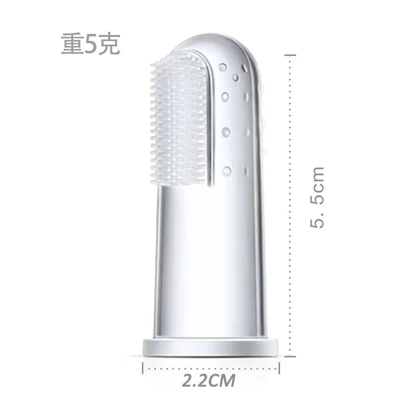 Soft Silicone Finger Toothbrush for Dogs & Cats — Gentle Daily Dental Care