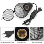 Ceramic Heat Emitter with Protective Cage Guard — All-in-One Reptile Heater