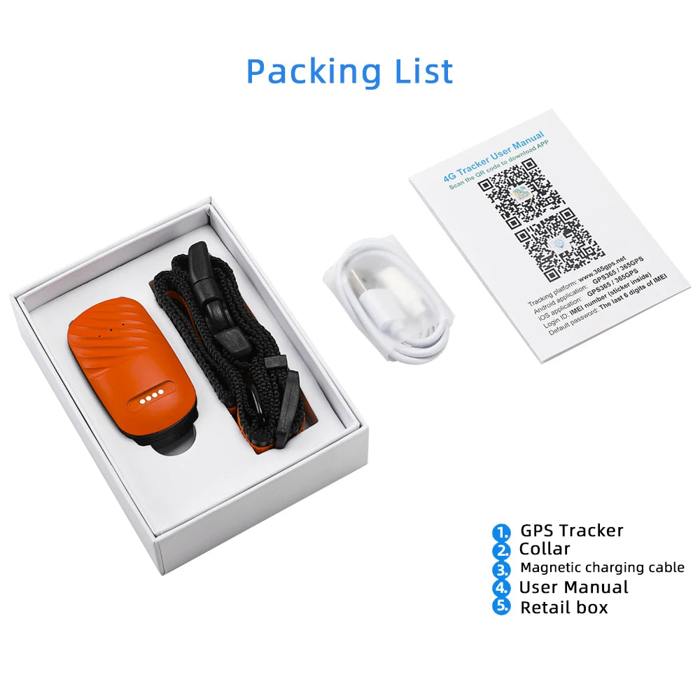 Waterproof Mini GPS Pet Tracker with Electronic Fence & Call Function