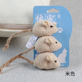 Fleece Catnip Mouse Toy — Teeth-Cleaning Play Toy for Kittens