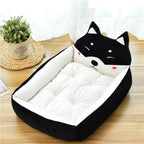 Plush Cartoon Sofa Pet Bed
