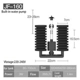 Submersible Aquarium Filter with Bio Media Balls 220V