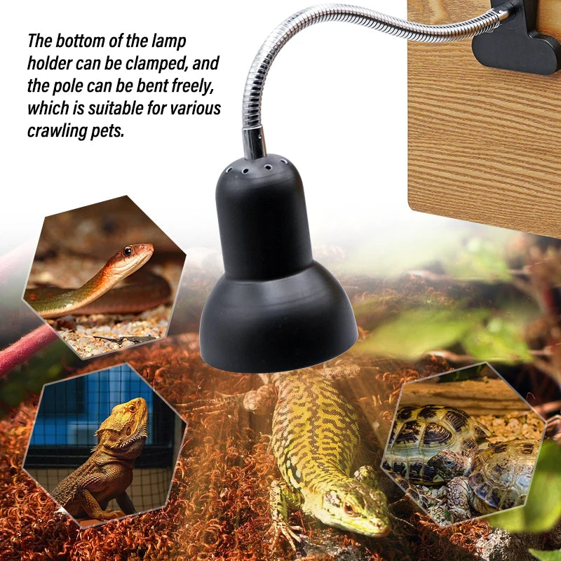UVA/UVB 3.0 Basking Kit — Rotating Clip-On Holder, Lamp & Hygrothermometer