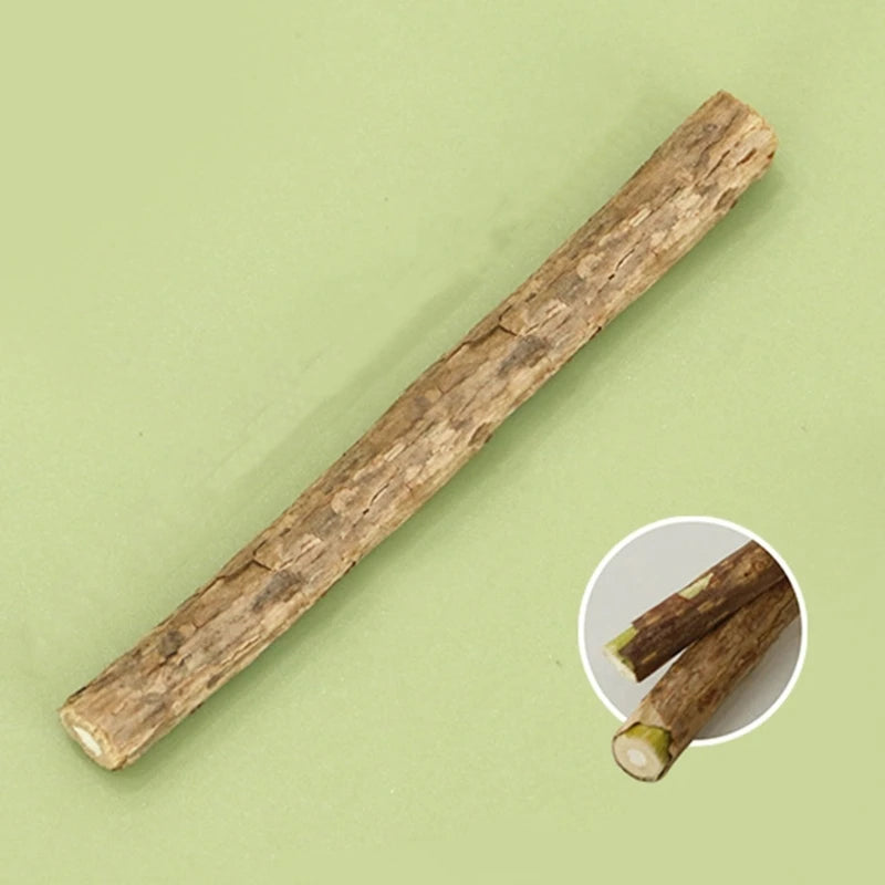 3-Piece Silvervine Scallion Shape Cat Chew Toy — Raffia Teeth Cleaning Cat Toy Set