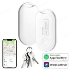 Bluetooth Smart Tag GPS Locator for Luggage & Keys - Apple Find My Compatible (iOS)