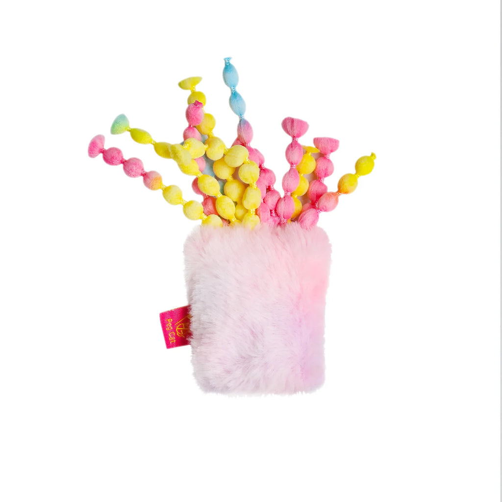 Catnip & Silvervine Plush Kicker Balls — Rattle Toy for Indoor Cats