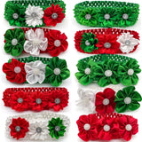 Christmas Bow Tie Collar 50-Pack for Small Dogs & Cats