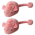 Glow-in-the-Dark Plush Mouse Cat Toy — Interactive Luminous Kitten Chew & Chase Toy