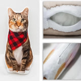 Custom Pet Portrait Pillow (Personalized Photo Keepsake Gift)